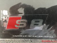 Наклейка S8 Red-silver